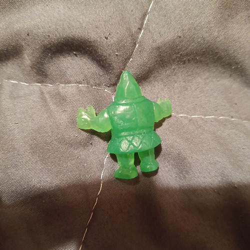 Alien figure dark green new