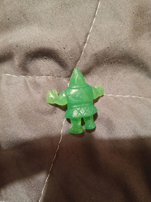 Alien figure dark green new