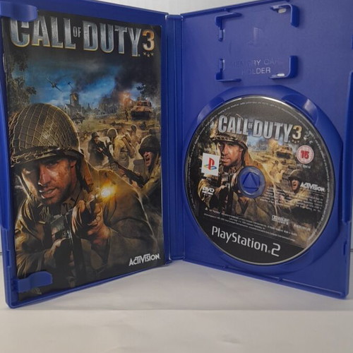Call of Duty 3 PS2 like new, English version with manual
