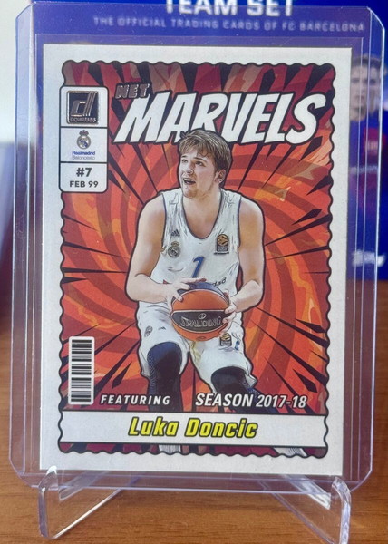 2023-24 Donruss EuroLeague Luka Doncic Net Marvels Real Madrid #7