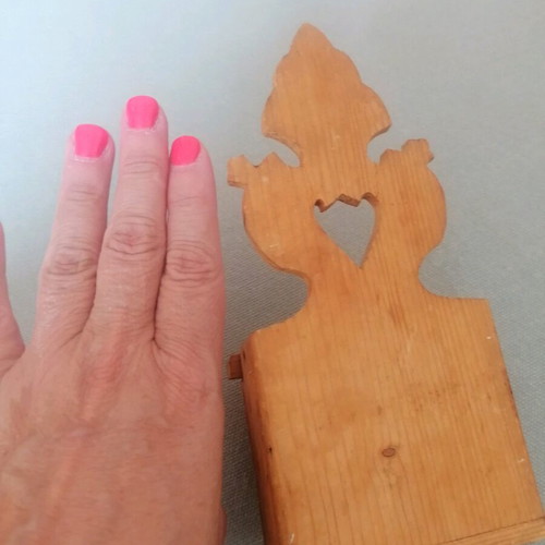 Wooden vintage spice holder used