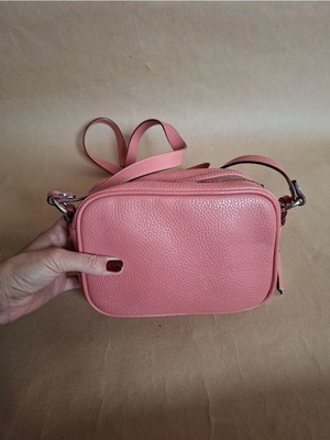 Tous leather crossbody bag pink like new