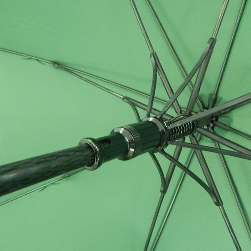 Castrol Motor Oil umbrella like new, wooden handle, automatic open