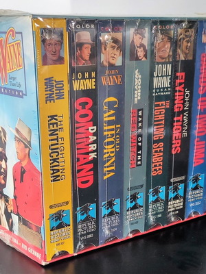 John Wayne Collection VHS new set of 8 tapes