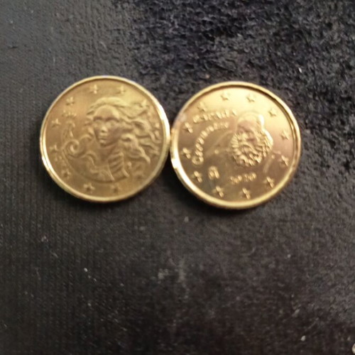 10 Euro Cents Set Italy 2011 & Spain 2020 like new