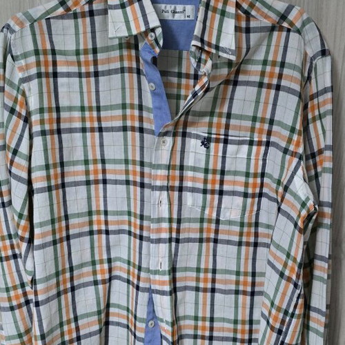 Poli Gianni multicolor linen shirt new size M