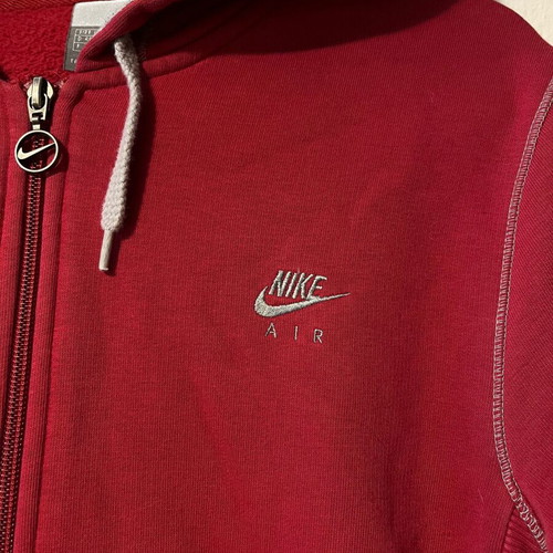 Nike Air Full-Zip Women Hoodie used, size M, gray and red