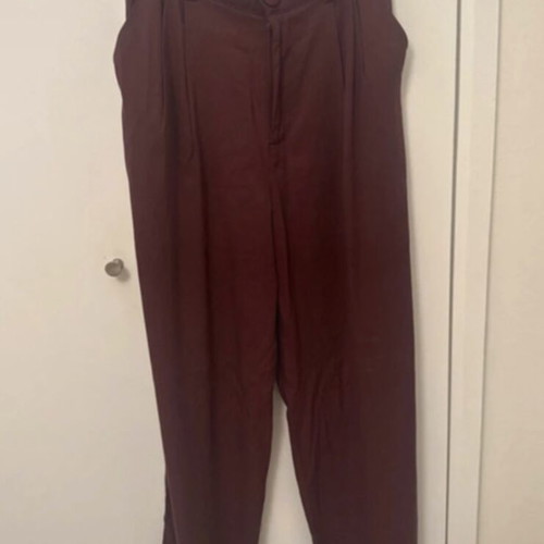 Women's pants, wine ginger color, size XS