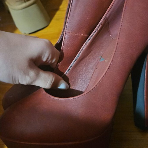 Shoes bordeaux like new, size 39