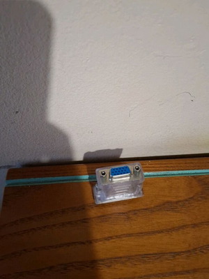 DVI-I σε VGA αντάπτορας βίντεο με διάφανο περίβλημα