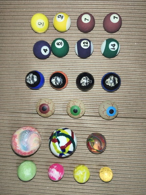 Crazy Marbles set of 22 new from 90s collection