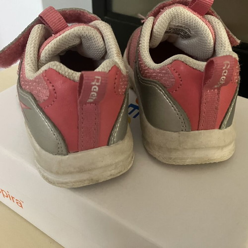 Reebok Athletic Shoes Size 21 Used, Pink