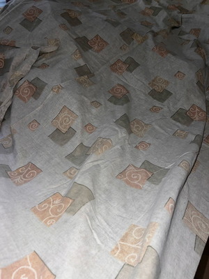 Duvet cover with zipper for double bed, cotton, like new, excellent quality