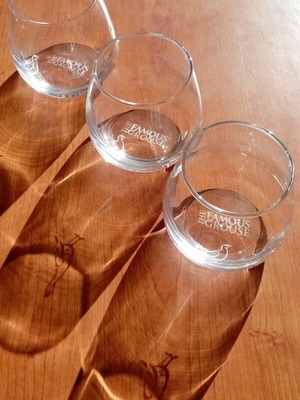 The Famous Grouse whiskey glasses set of three new