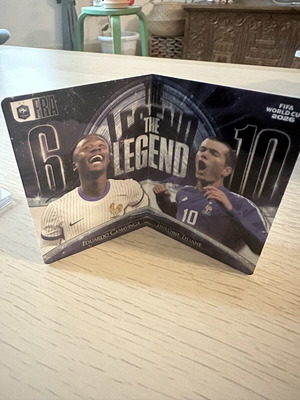 2026 Kayou Panini World Cup Eduardo Camavinga/Zinedine Zidane The Legend booklet μεταχειρισμένο