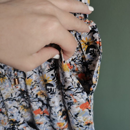 Floral palazzo pants used, size S/36/8, multicolor