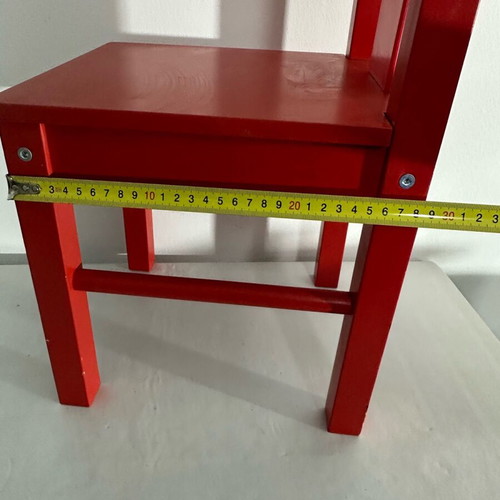 Wooden children's chair like new with free stool