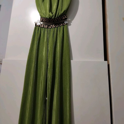 Women's set palazzo and crop green like new