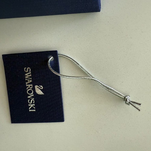 Κολιέ Swarovski ασημί αφόρετο