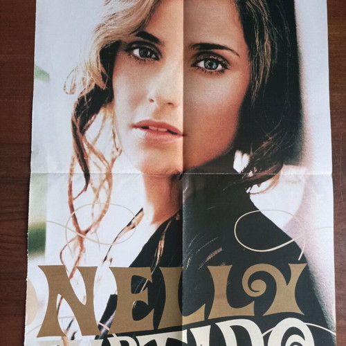 Nelly Furtado / Christina Aguilera double-sided poster like new