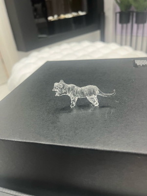 Glass tiger miniature