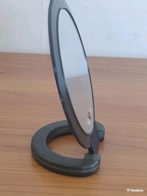 Double-Sided Mirror with Normal and Magnifying Side, Like New