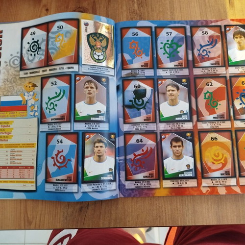 Euro 2004 Sticker Album used