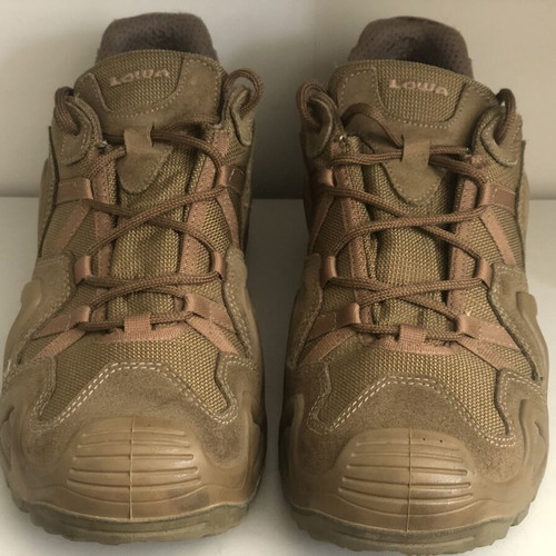 Lowa GTX Gore Tex shoes used, beige, size 44.5