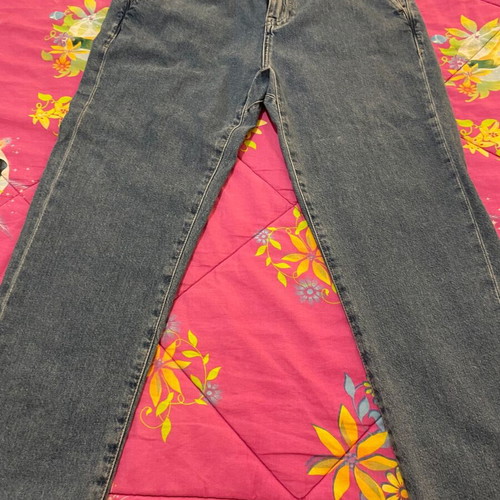 ZARA men's pants with high waist like new, blue, size L