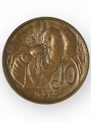 Ιταλικό νόμισμα 10 centesimi 1920 μεταχειρισμένο