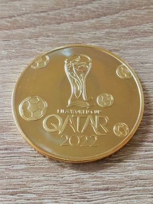 FIFA World Cup 2022 Qatar commemorative coin like new