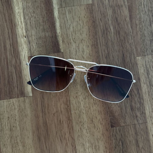 OJO sunglasses new, gold frame with brown lenses