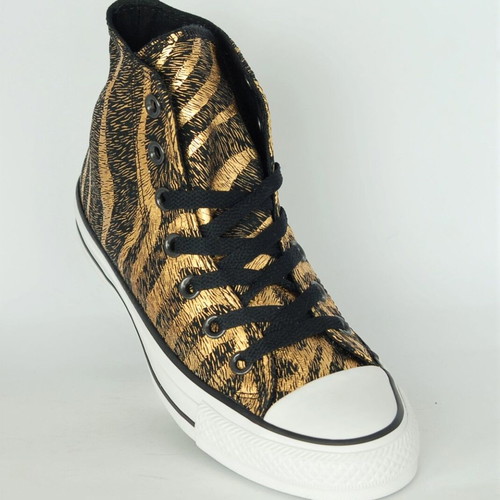 Converse CT Hi new black and gold sports shoes