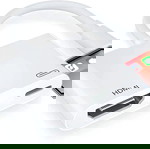  OEM Θύρα φόρτισης Μετατροπέας Lightning male σε HDMI / Lightning female Λευκό