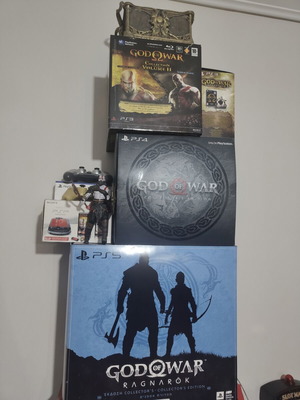 God of War collection, various collector's editions