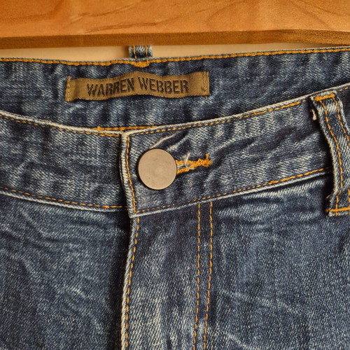 Warren Webber Distressed Jeans used, size W36/EU50, dark blue