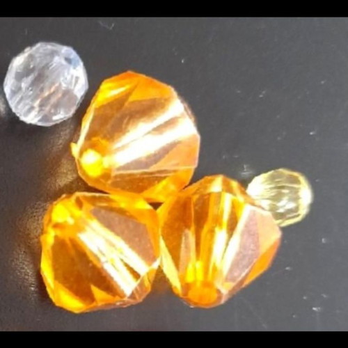 Plastic crystals new, pack of 12 for crafts
