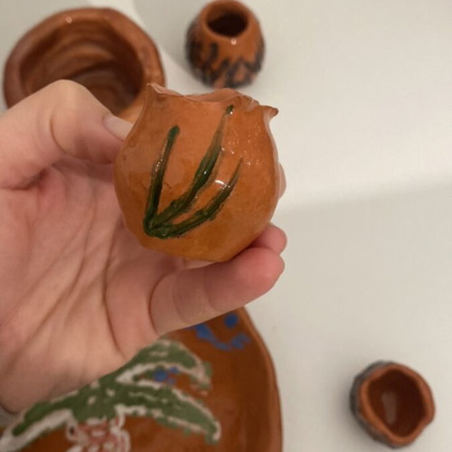 Ceramics new, pack of 6, handmade with imperfections