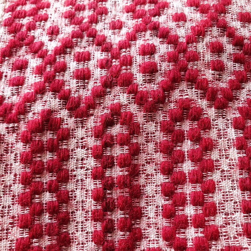 Caramelized loom blankets used, set of 2, Litohorinis style, very old