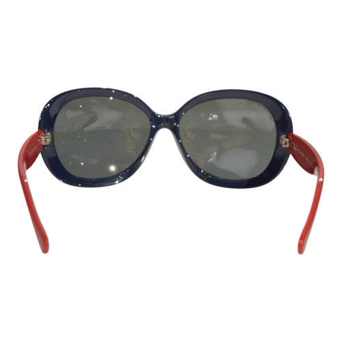 D&G Dolce & Gabbana Oversized Sunglasses D&G 8058, striped blue white red