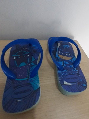 Havaianas children's flip-flops PJ Masks CatBoy Night Ninja size 29-30 like new