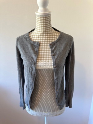Zara cardigans used, pack of two, grey and white, small and medium