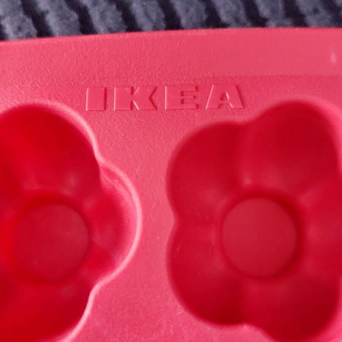IKEA Silicone Ice Cube Tray Flower Shape New