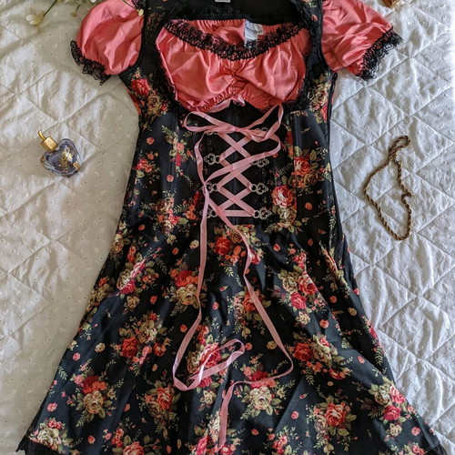 Coquette Dirndl Dress vintage style, used, size XXS