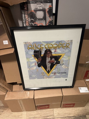 Alice Cooper Welcome to Nightmare литография подписана, като нова