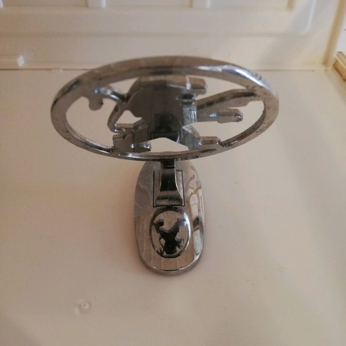 Peugeot metal car emblem unused
