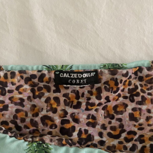 Calzedonia kids' bikini 13-14 years turquoise with pineapples
