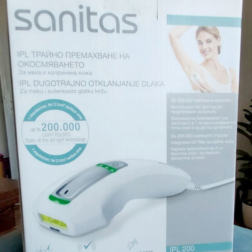 Sanitas photoepilation device new with IPL technology