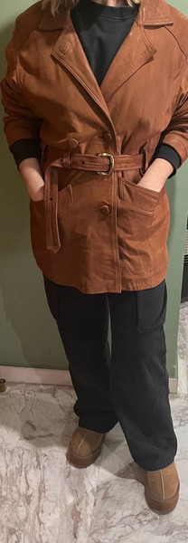 Πτώση τιμής Vintage women leather jacket δερμάτινο τζάκετ