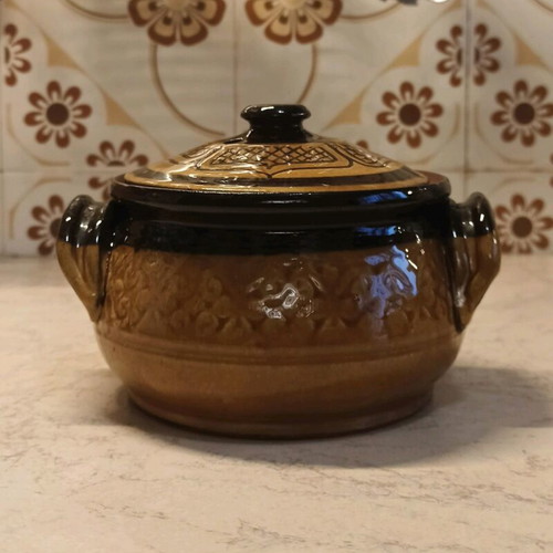 Traditional small clay pot No5 0.7lt like new
